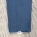 St John Blue Wool Blend Cropped Trouser Pants Size 14