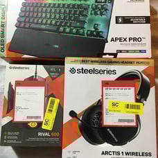 Complete Set of SteelSeries Gaming Accessories