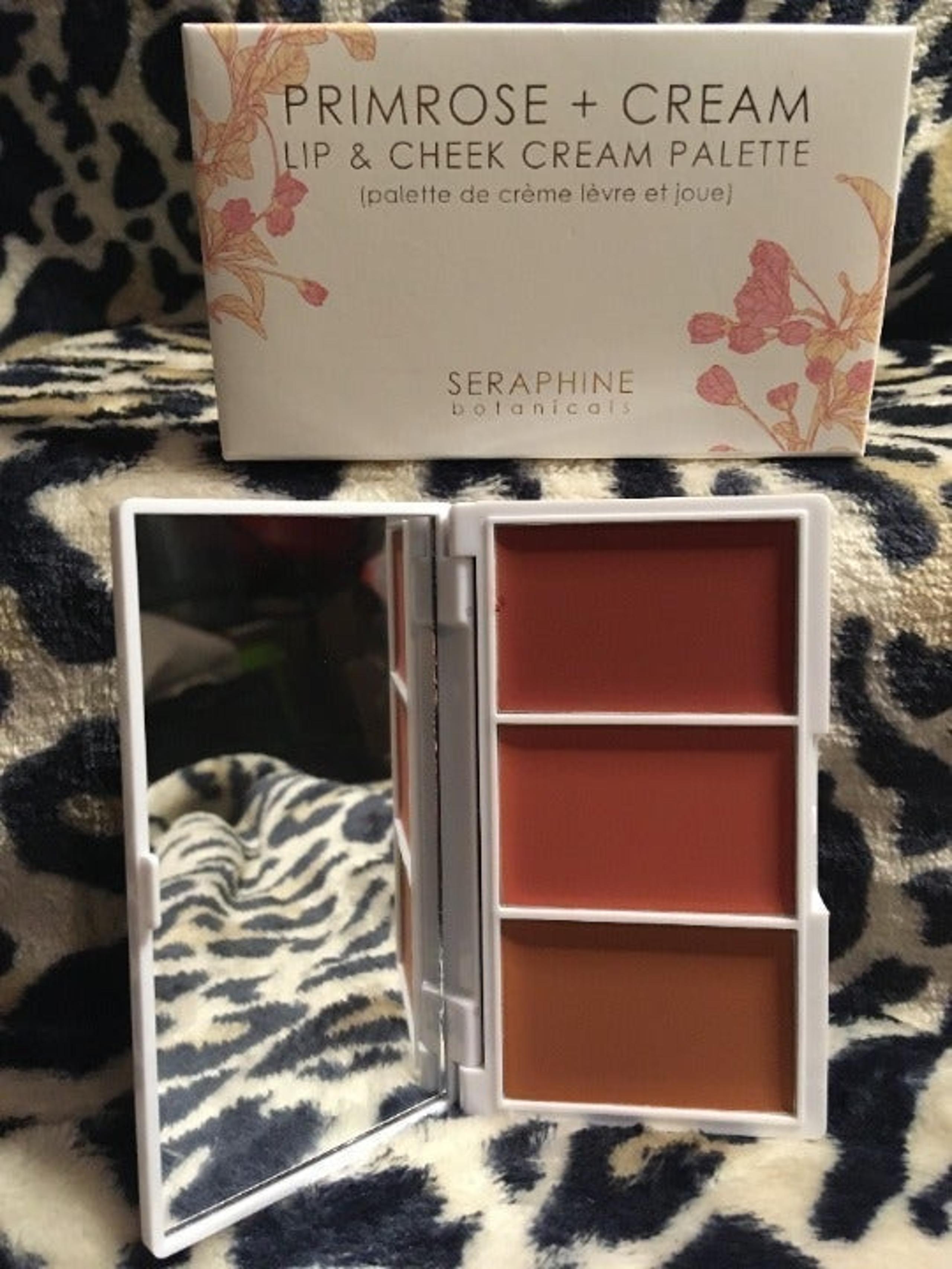 Seraphine Botanicals  Primrose + Cream Lip & Cheek Palette
