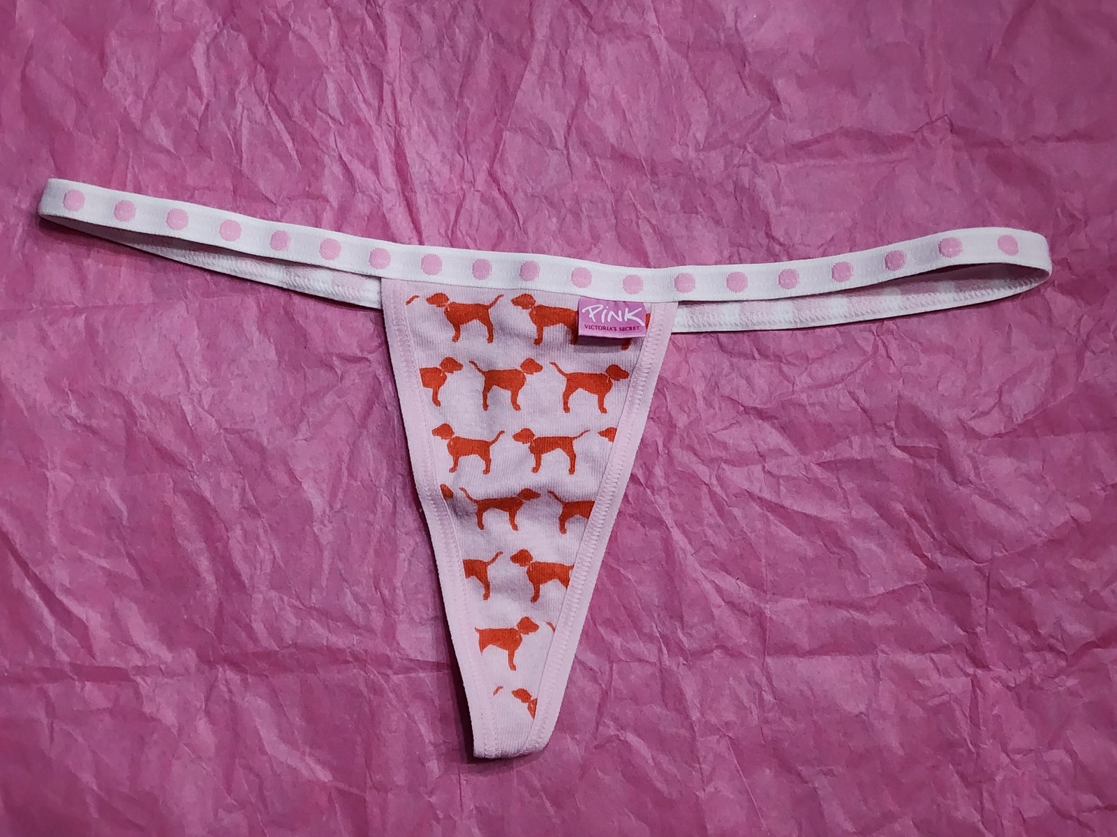 VTG VS PINK Low Rise V-string
