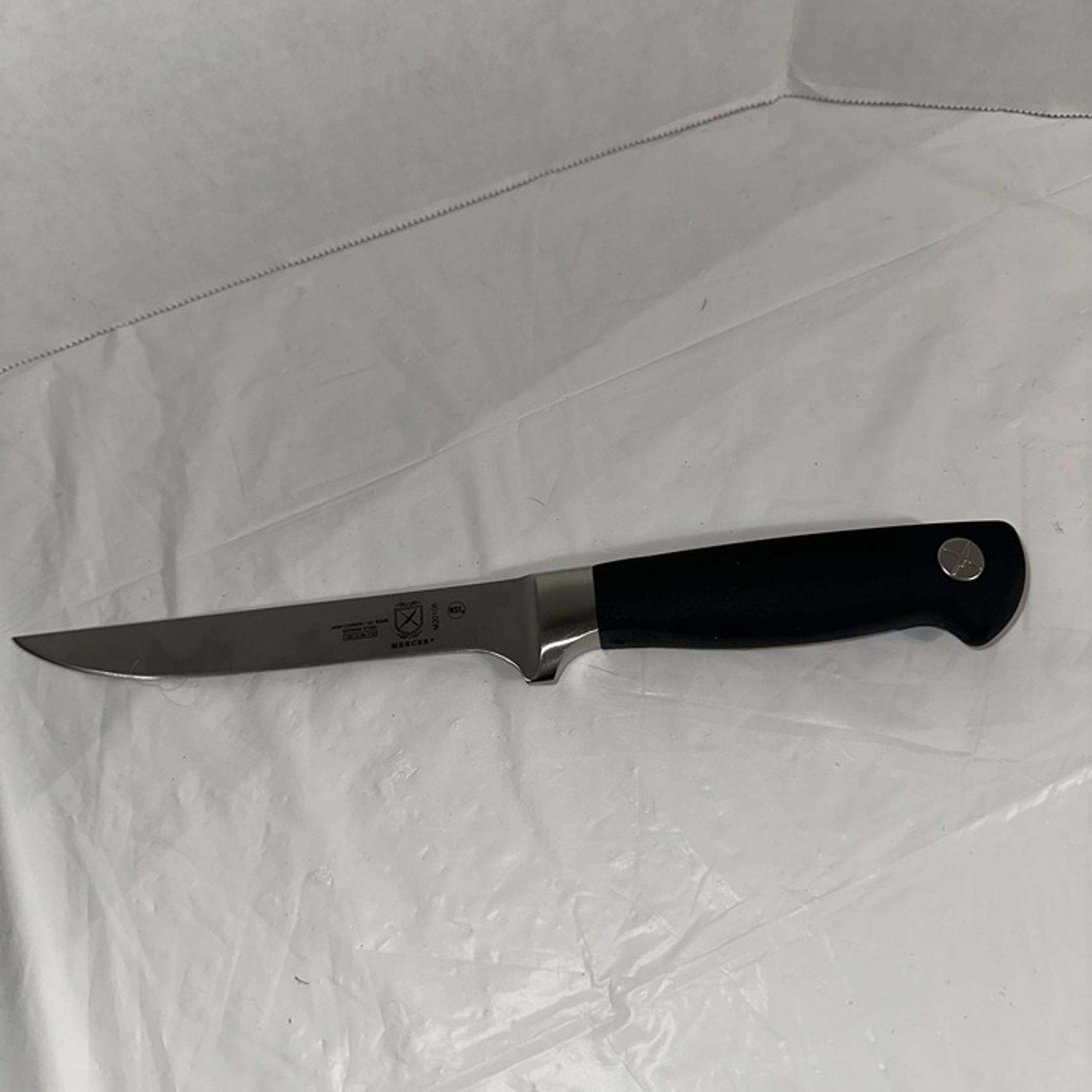 Mercer Culinary M20106 Genesis 6" Forged Boning Knife With Black Handle