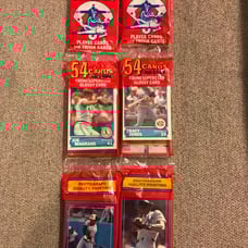 SCORE 1988 MLB Baseball 54 Player Trivia Cards New Sealed (Lot of 8)
