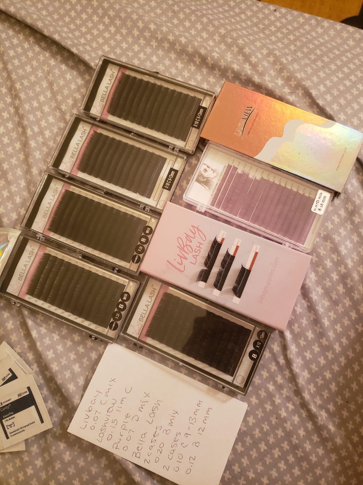 Lash extension products