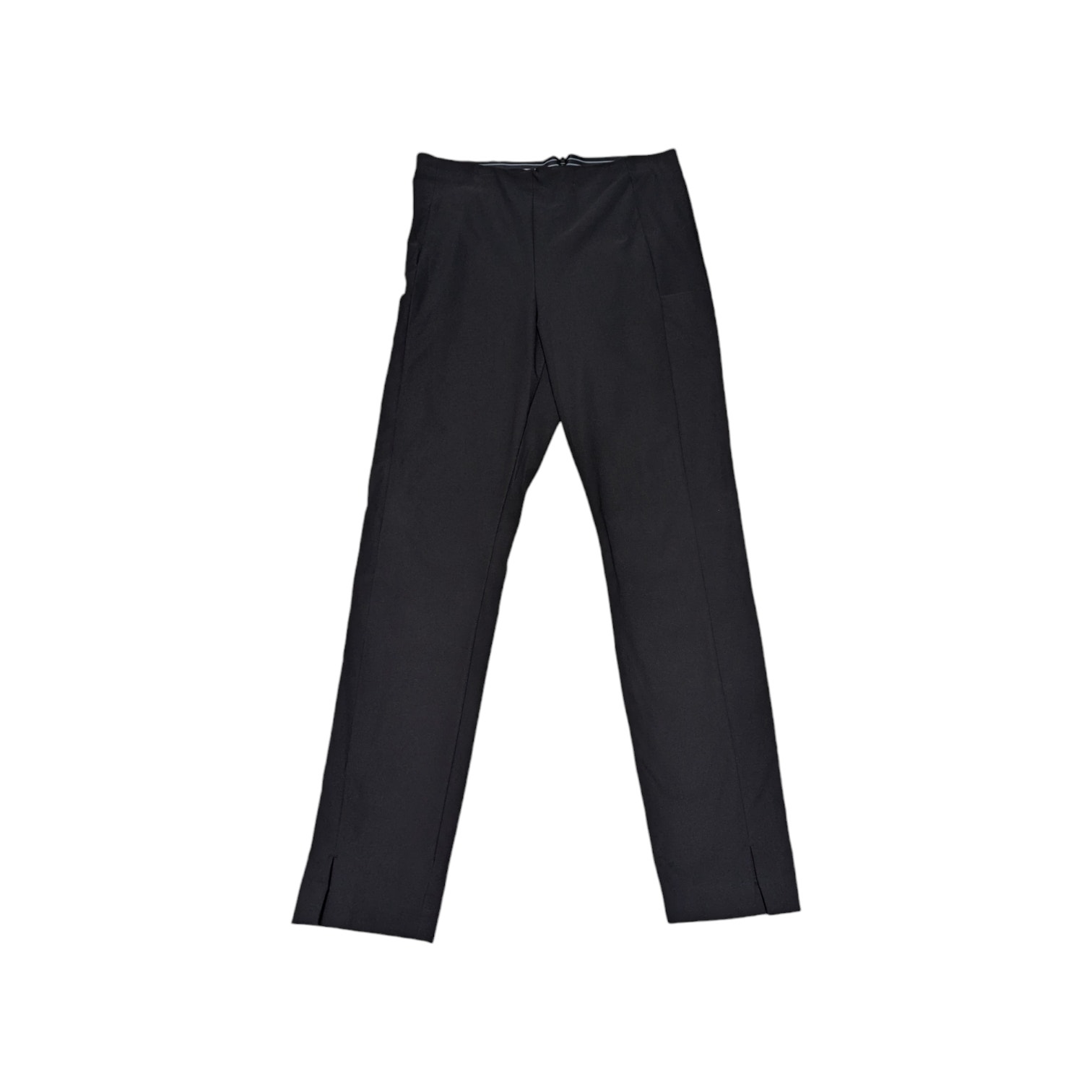 Athleta Wander Slim Pants Black High Rise Stretch Womens 4 Athleisure Workwear