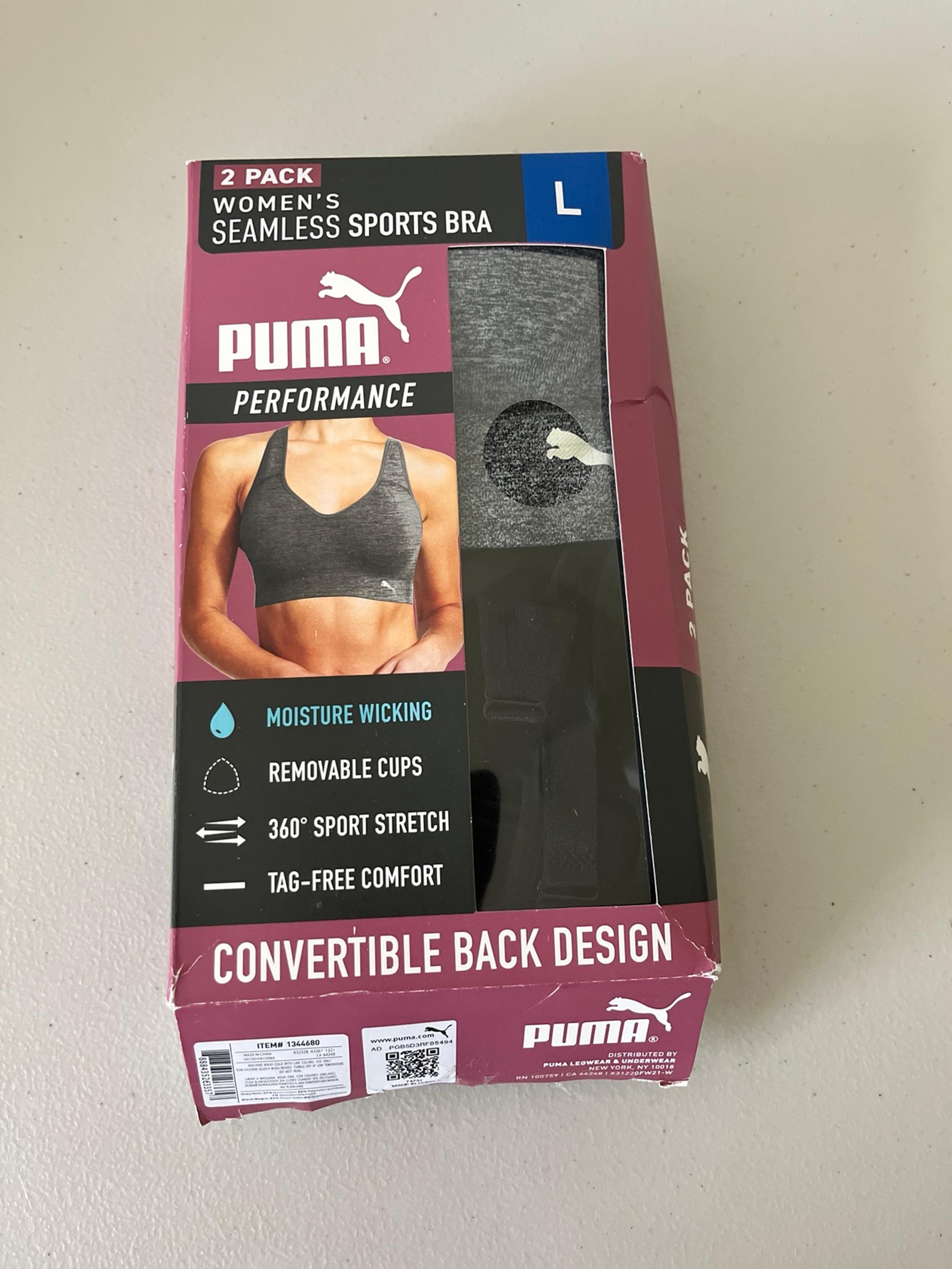 Puma performance women seamless sports bra size / L