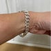 Mexican Jewelry ID Plate Chain Bracelet Silver 925