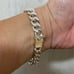 Mexican Jewelry ID Plate Chain Bracelet Silver 925