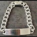 Mexican Jewelry ID Plate Chain Bracelet Silver 925