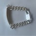 Mexican Jewelry ID Plate Chain Bracelet Silver 925