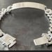 Mexican Jewelry ID Plate Chain Bracelet Silver 925