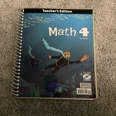 Bob jones math 4 teacher edition with cd
