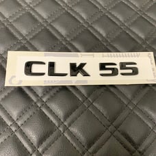 BRAND NEW 3D Adhesive CLK 55 Gloss Black Badge Emblem fits Mercedes Benz CLK55