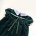 Florence Eiseman Green Velvet Dress | 12-18m