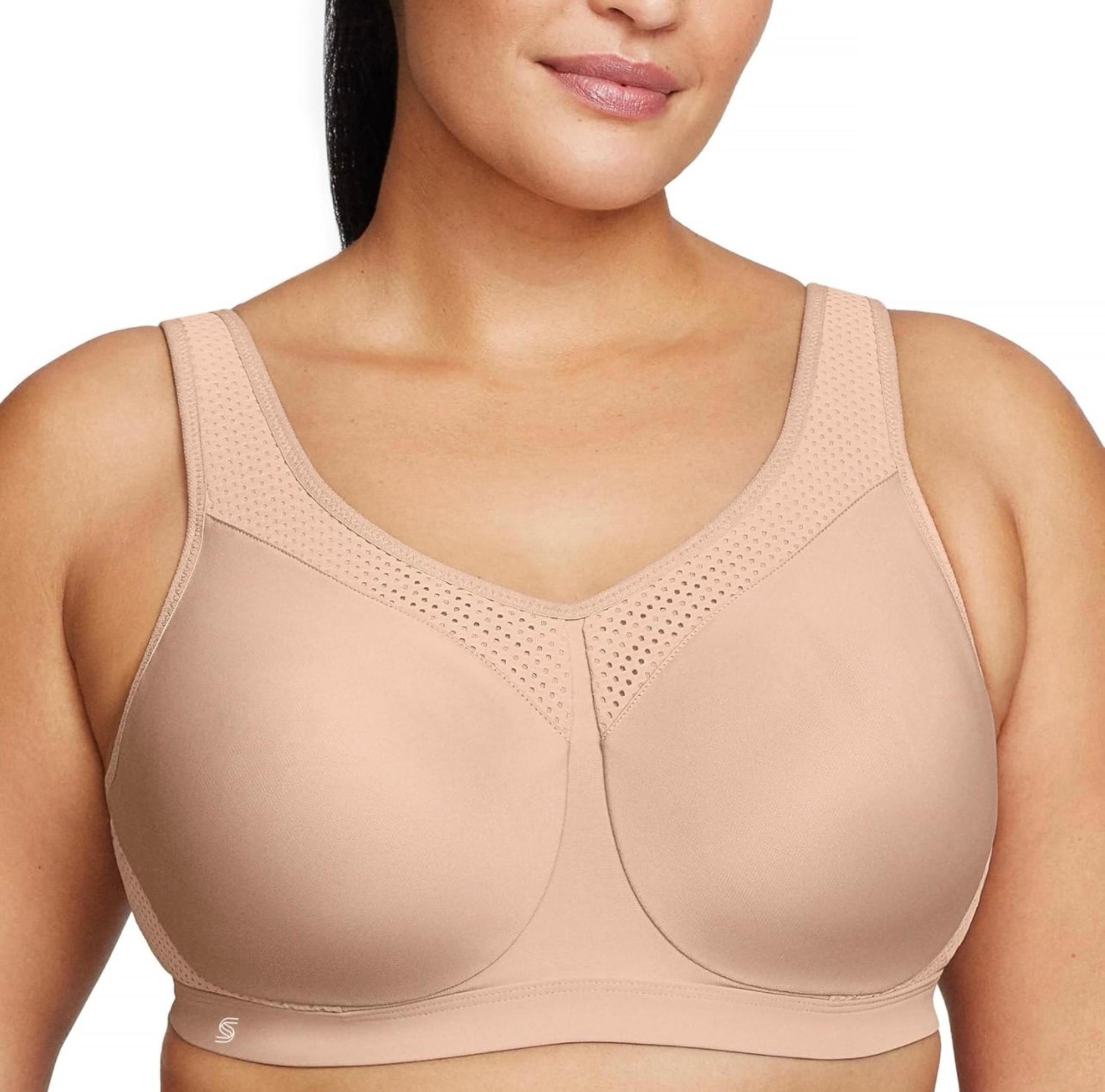 Glamorise Women's Plus Size Hi-Impact Sports Bra Underwire 34F 34DDD