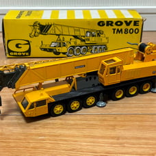 NZG model 1/55 GROVE TM800 crane, West German made.
