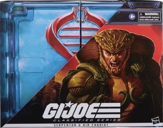 GI Joe Classified Serpentor and Air Chariot