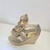 NWOT Michael Kors Damita Espadrille Wedge Platform Open Toe Shoes Size 10