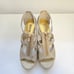NWOT Michael Kors Damita Espadrille Wedge Platform Open Toe Shoes Size 10