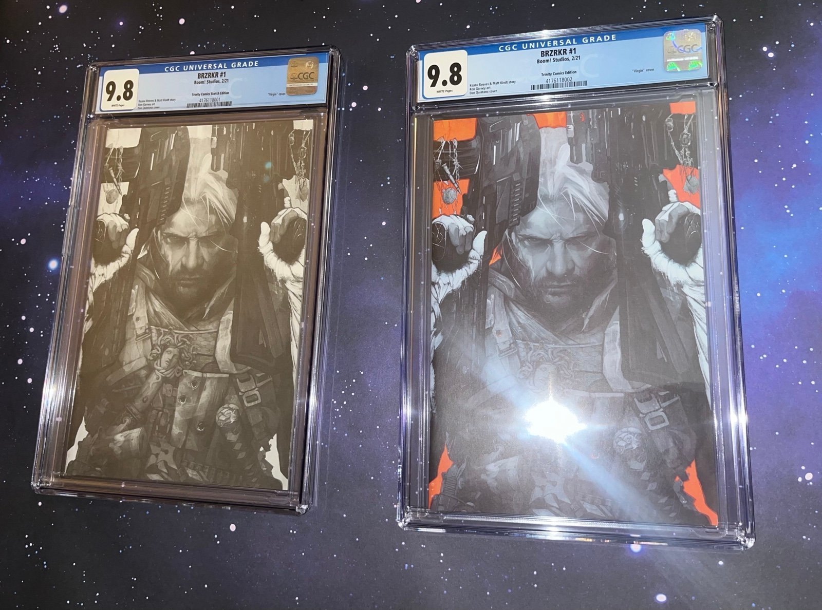 BRZRKR #1 CGC 9.8 Set - Virgin and Foil Variant Covers