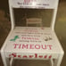 Personalized children's wooden Time out chair