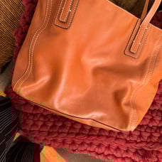 fósil brown tote