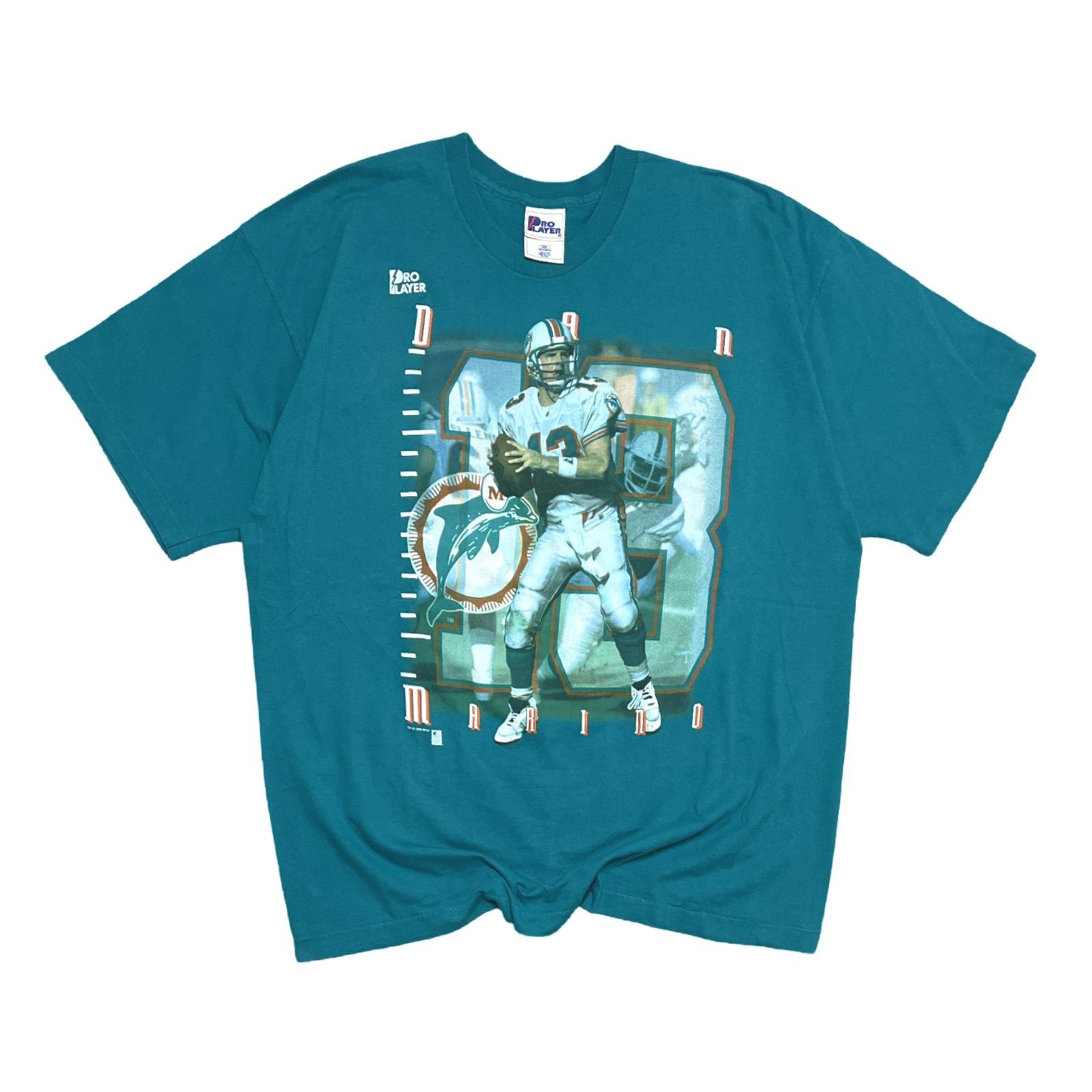 (2XL) Vintage 1996 Dan Marino Miami Dolphins T-shirt