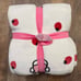 NWT! Hello Kitty Full/ Queen Strawberry Plush Blanket 90x90