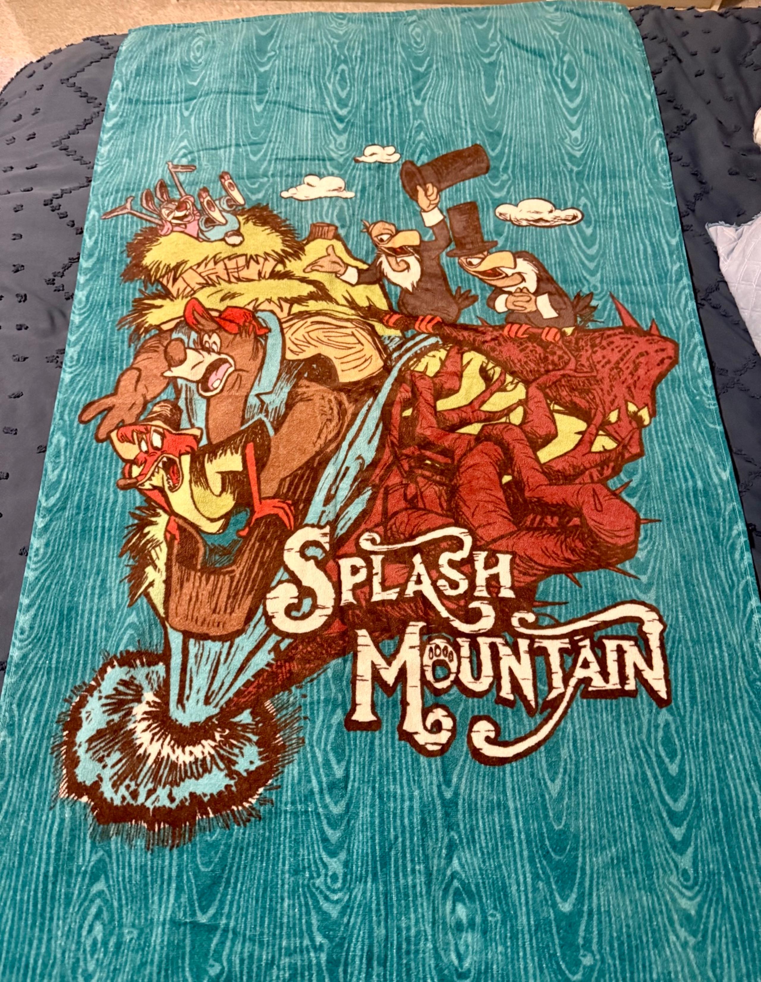 2020 Disney Parks- Splash Mountain Beach Towel