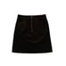 NWT LOFT Faux Suede Suedette Olive Green Mod Silver Mini Skirt 0 xs s 2