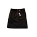 NWT LOFT Faux Suede Suedette Olive Green Mod Silver Mini Skirt 0 xs s 2