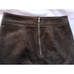 NWT LOFT Faux Suede Suedette Olive Green Mod Silver Mini Skirt 0 xs s 2