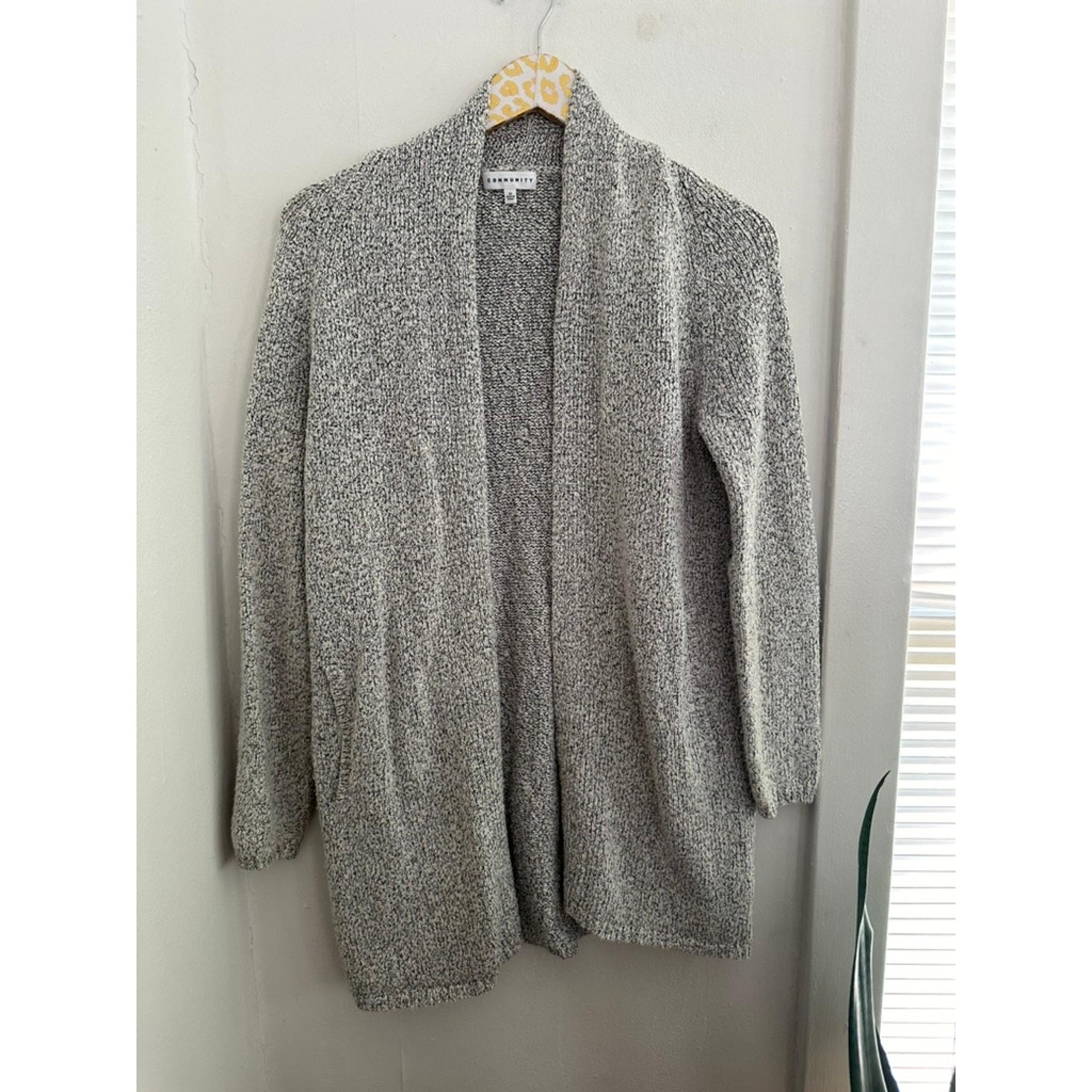 ARITZiA COMMUNITY Women's Gray Open Front Cardigan Sweater | Size XS