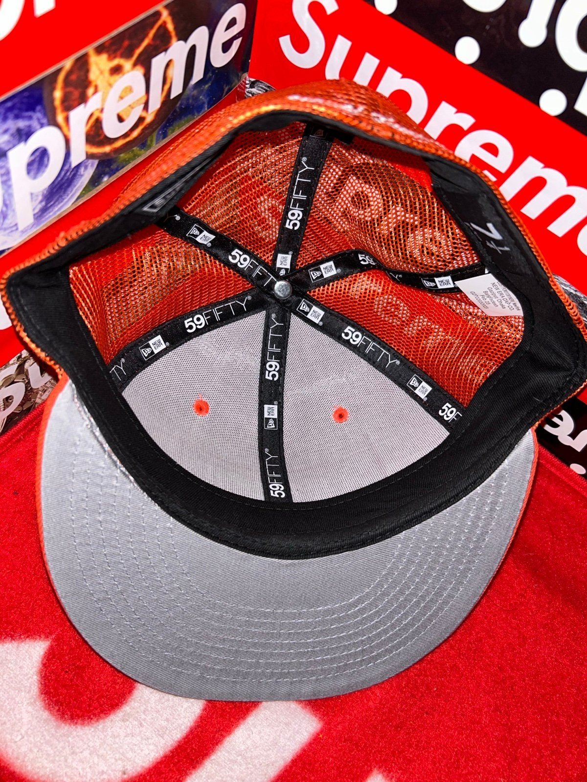 Supreme Box Logo Mesh Back New Era (SS23) - $50