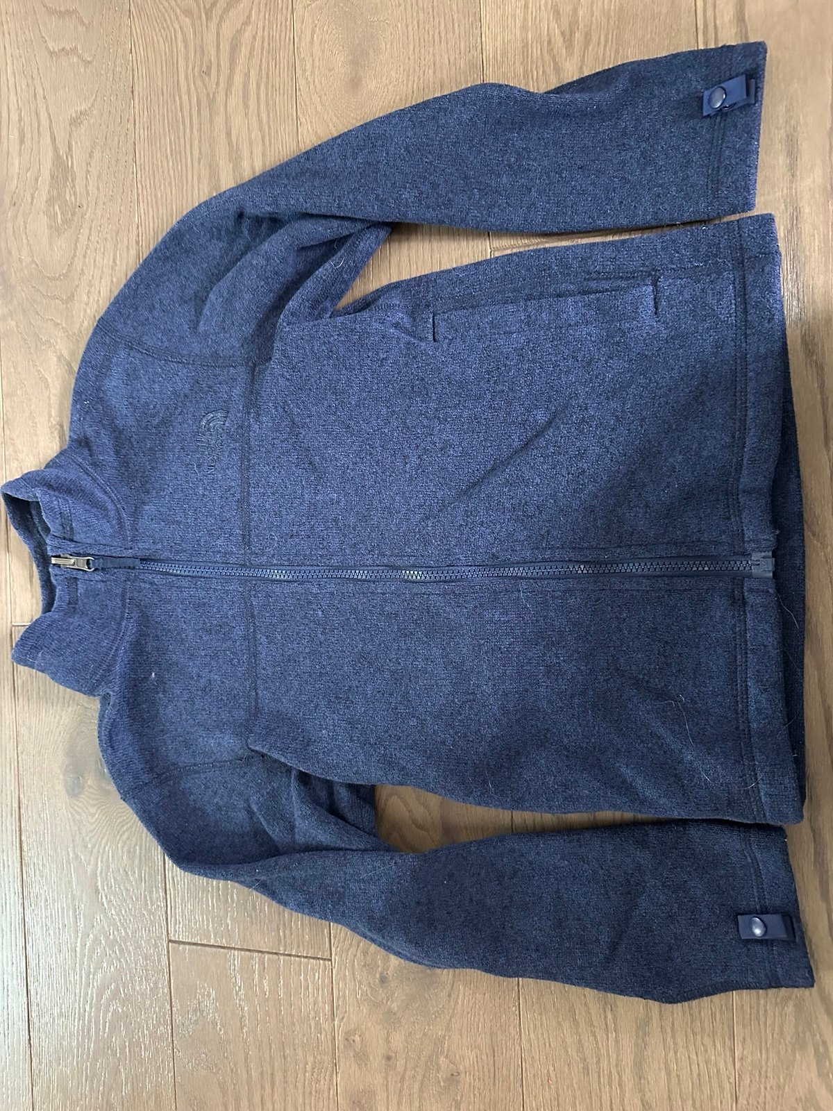 North Face youth fleece full zip jacket