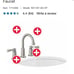 Kohler Aderlee Widespread Bathroom Faucet