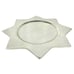 Star Shaped Serving Platter Plate 8 Point Shiny Silver Cast Aluminum