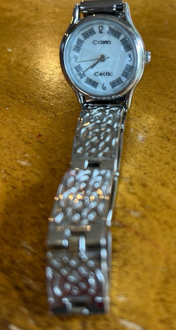 Cairn Celtic Gold Tone Ladies Bracelet Watch