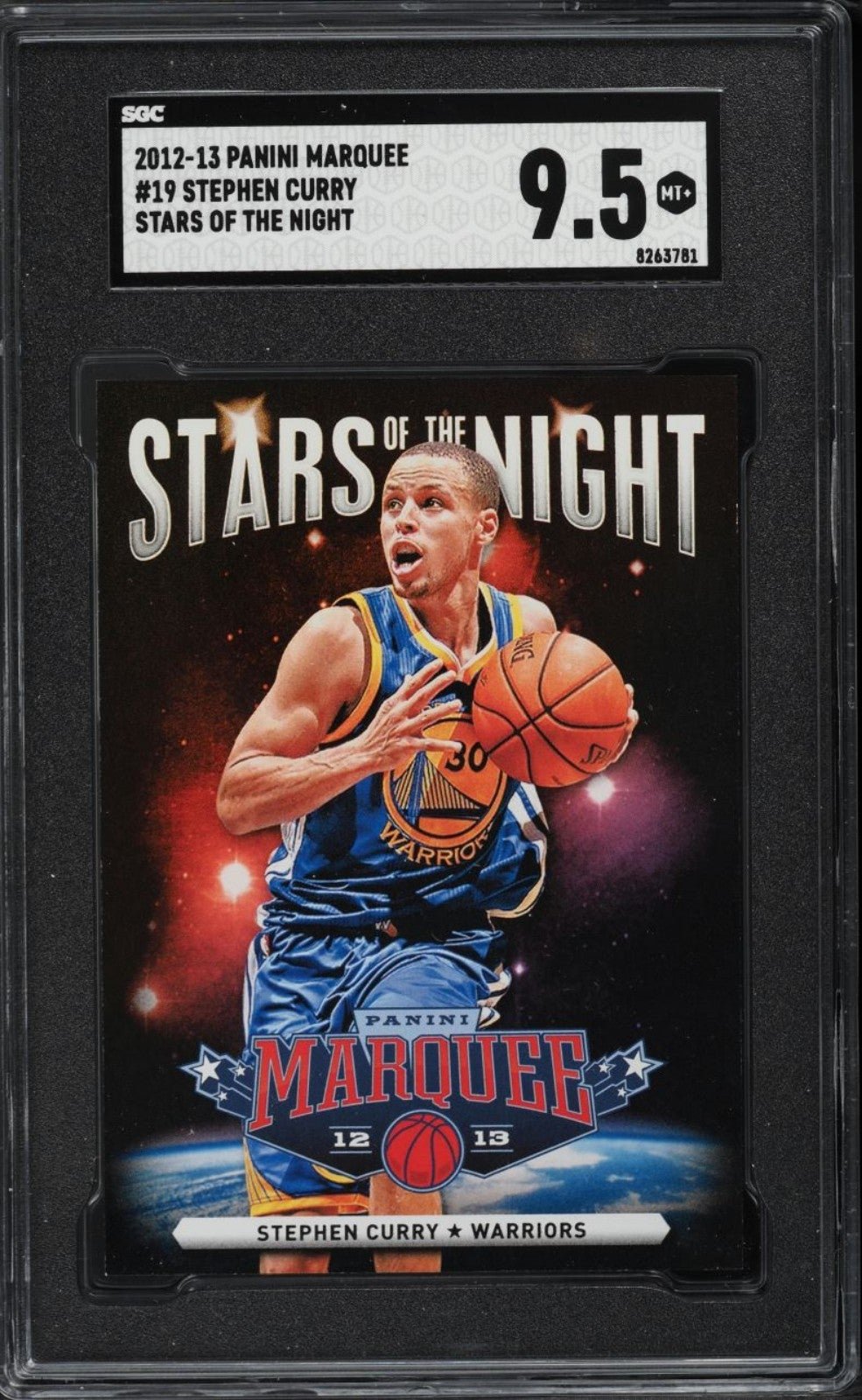 2012 Panini Marquee Stephen Curry SGC 9.5 ~ STARS of the Night