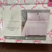 Queen Size pink bow bedsheets white with pink bows