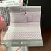 Queen Size pink bow bedsheets white with pink bows