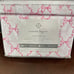 Queen Size pink bow bedsheets white with pink bows