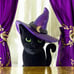 Bath and Body Works Halloween Cat Backpack Cosmetic Bag & Wallflower