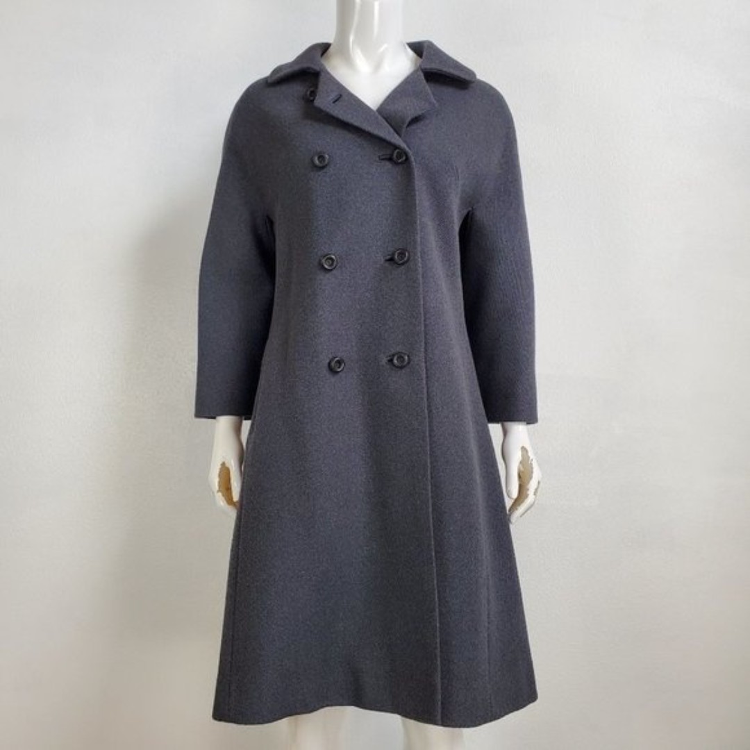Vintage 50's/60's Nordstrom Best Gray-Blue Pea Coat