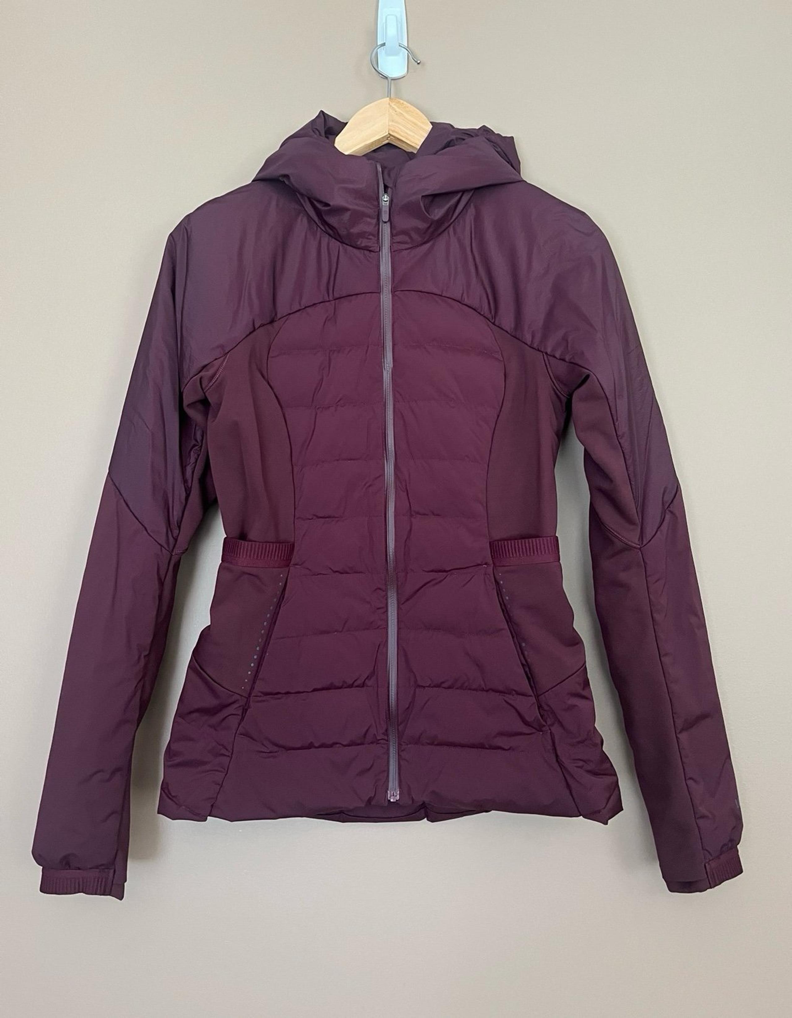 {Lululemon} Down for It All Jacket in Cassis - Womens 4