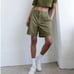 Aritzia TNA Granite Cotton Short in Gunmetal Green Size 0