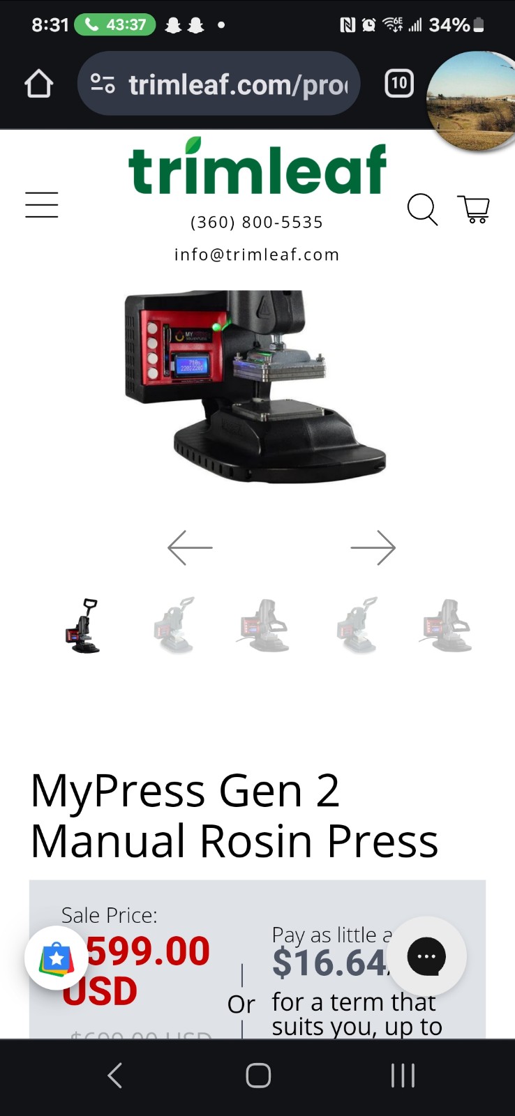 Rosin heat press like new. Works all parts uncluded
