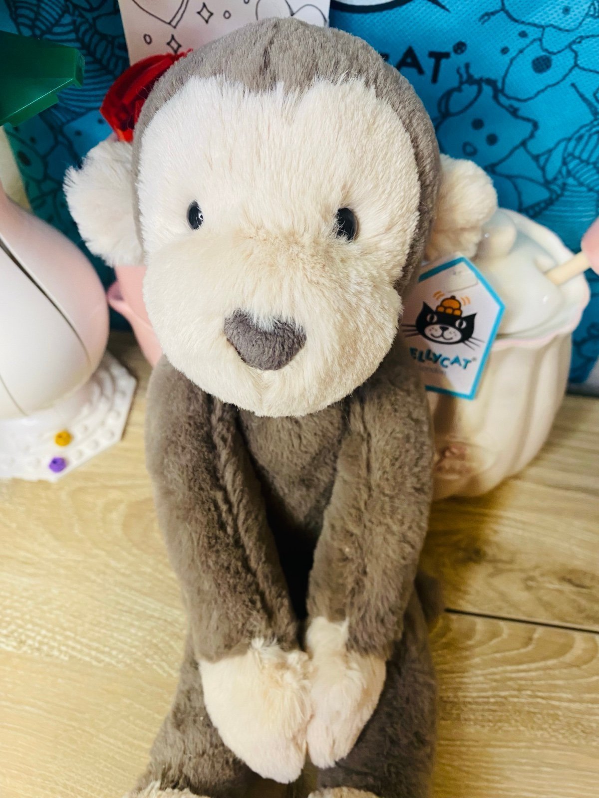 Jellycat Brodie the monkey - Retired! - detail