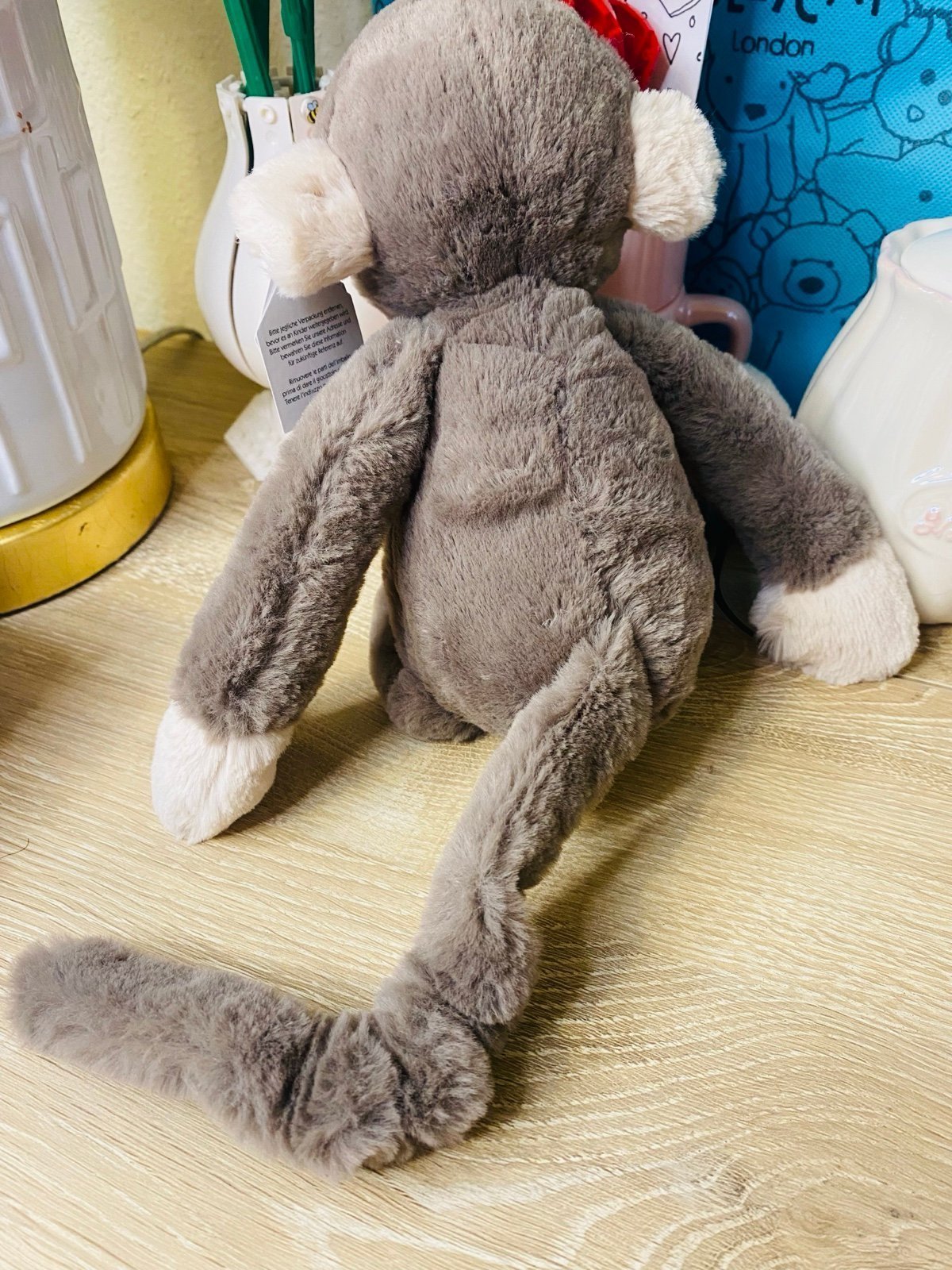Jellycat Brodie the monkey - Retired! - detail
