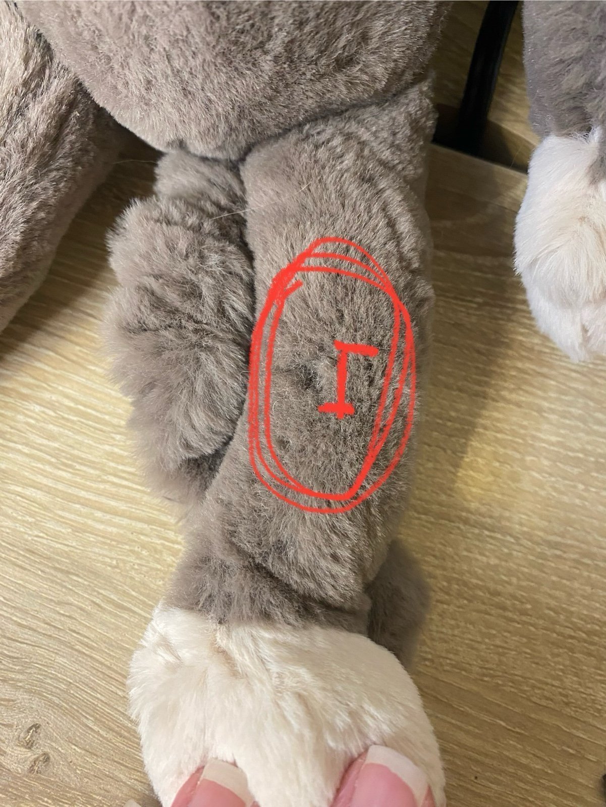 Jellycat Brodie the monkey - Retired! - detail