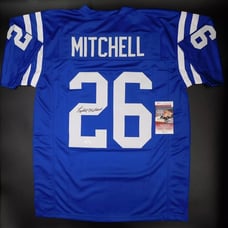 Lydell Mitchell Signed Auto Baltimore Indianapolis Colts Football Jersey JSA COA